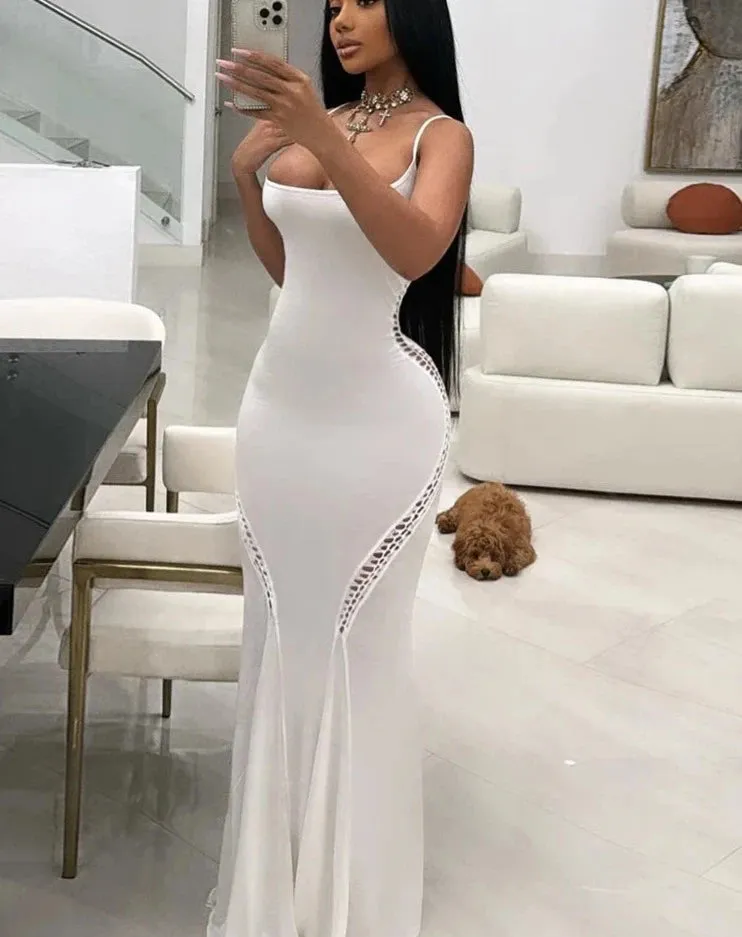 A Knot Bodycon Maxi Dress