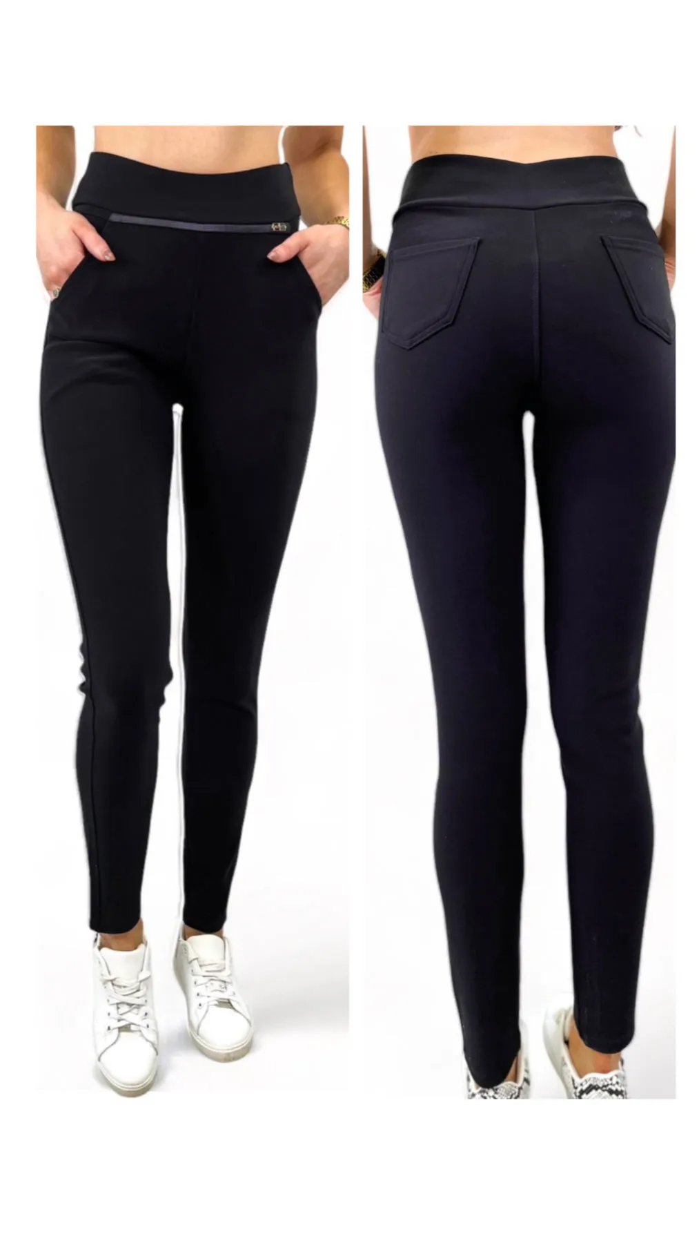 A2090 Black Super Comfy Jeggings