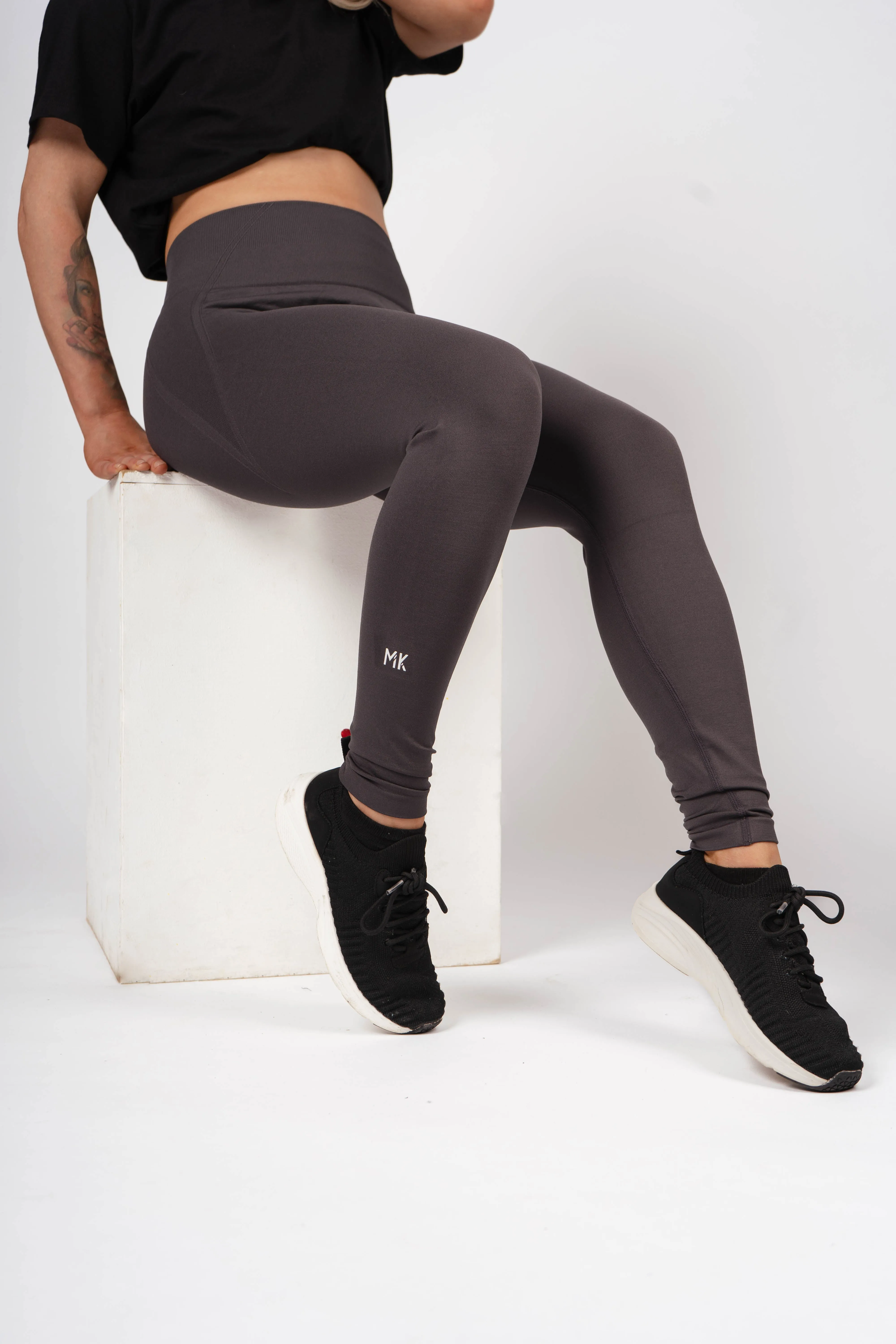 Aura Seamless Leggings - Grey