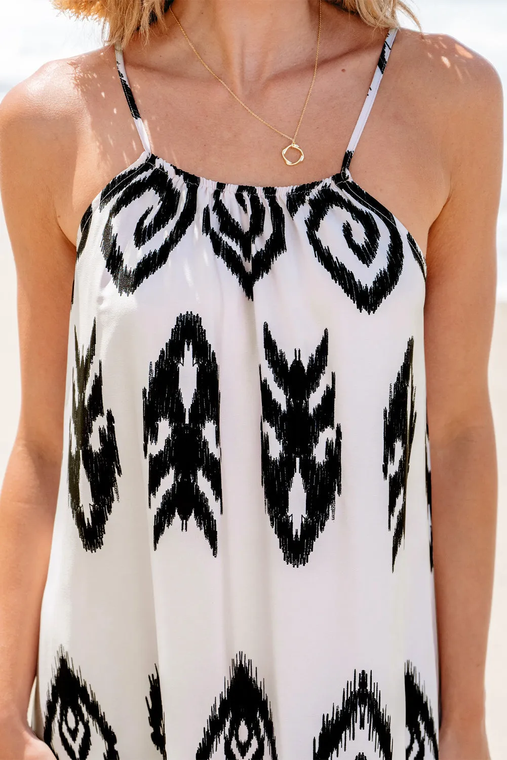 Aztec Printed Fashion Vacation Sundress