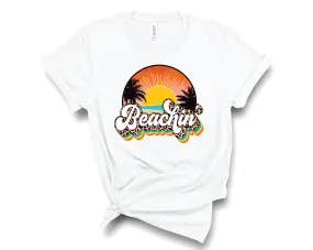 Beachin Retro Leopard - Graphic Tee