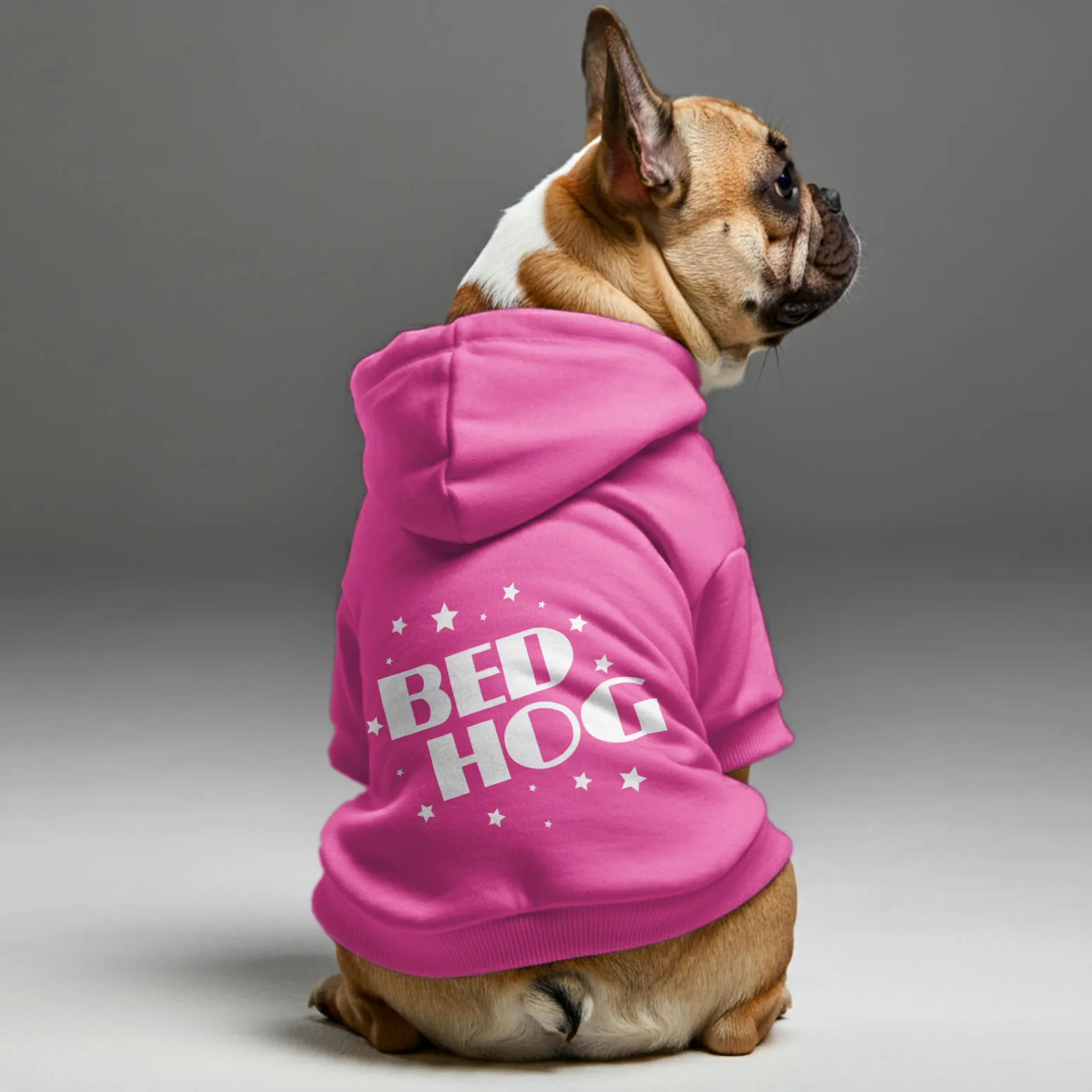 Bed Hog - Personalized French Bulldog Hoodies with Funny Quotes – Stylish, Cozy, and Premium 100% Cotton