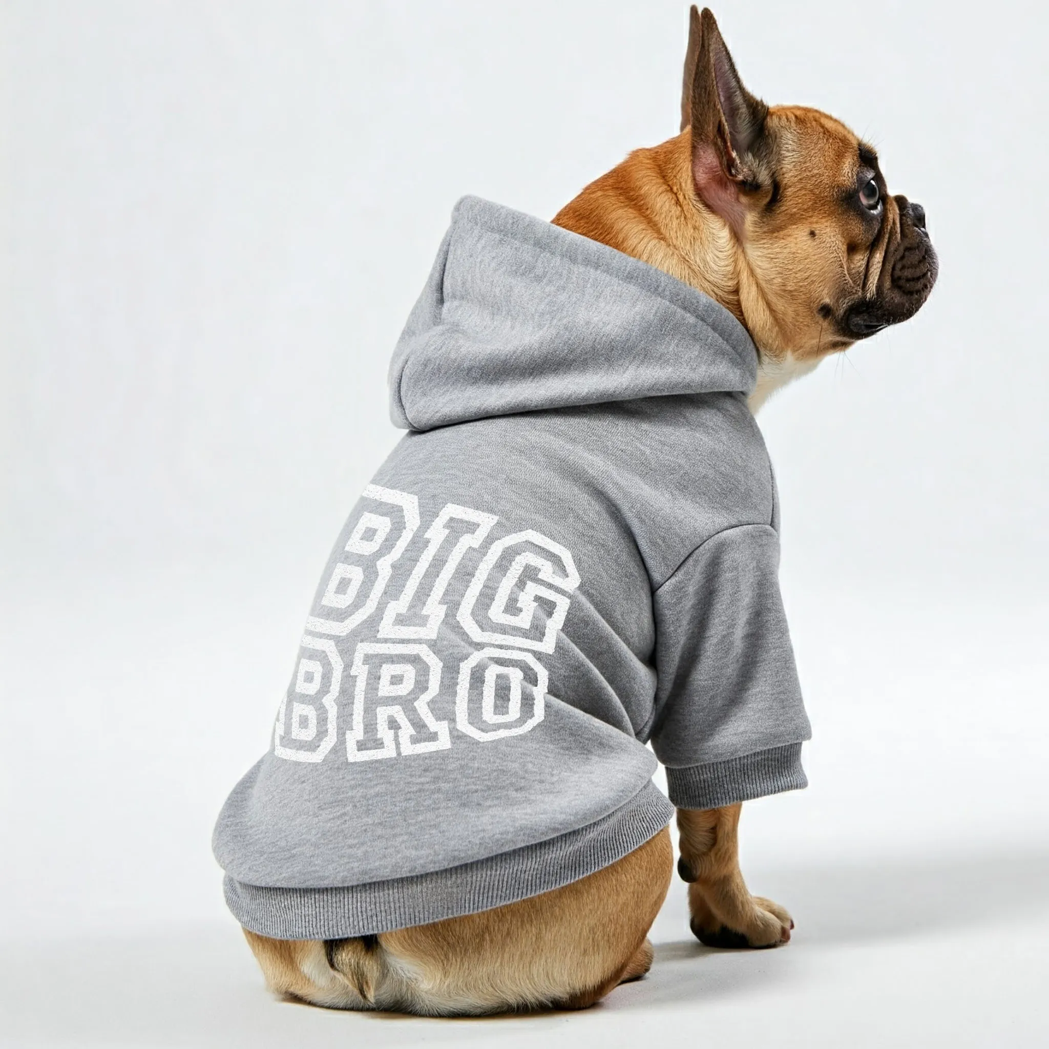 BIG BRO - Personalized French Bulldog Hoodies with Funny Quotes – Stylish, Cozy, and Premium 100% Cotton