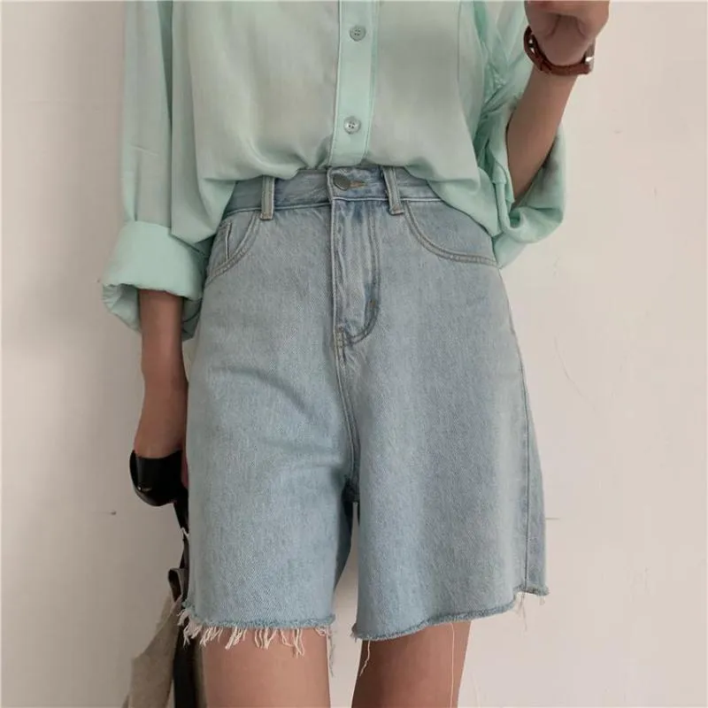 Biker Shorts Women Cotton Denim Shorts Jeans High Waist Cool Shorts