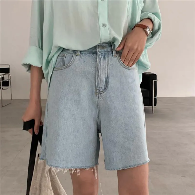 Biker Shorts Women Cotton Denim Shorts Jeans High Waist Cool Shorts