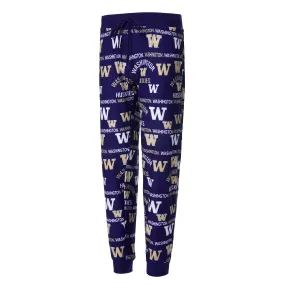 Concepts University of Washington Ladies Knit Cuff Pants