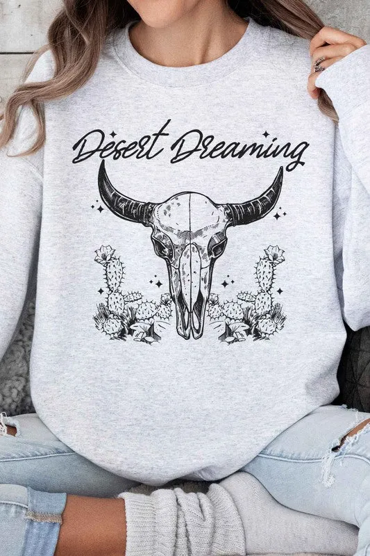 DESERT DREAMING WESTERN OVERSIZED SWEATSHIRT