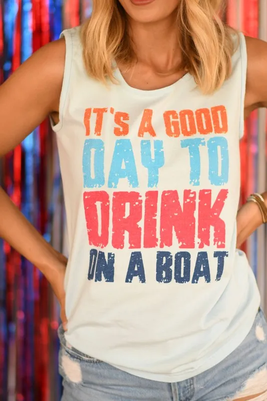 Drink On A Boat Tank