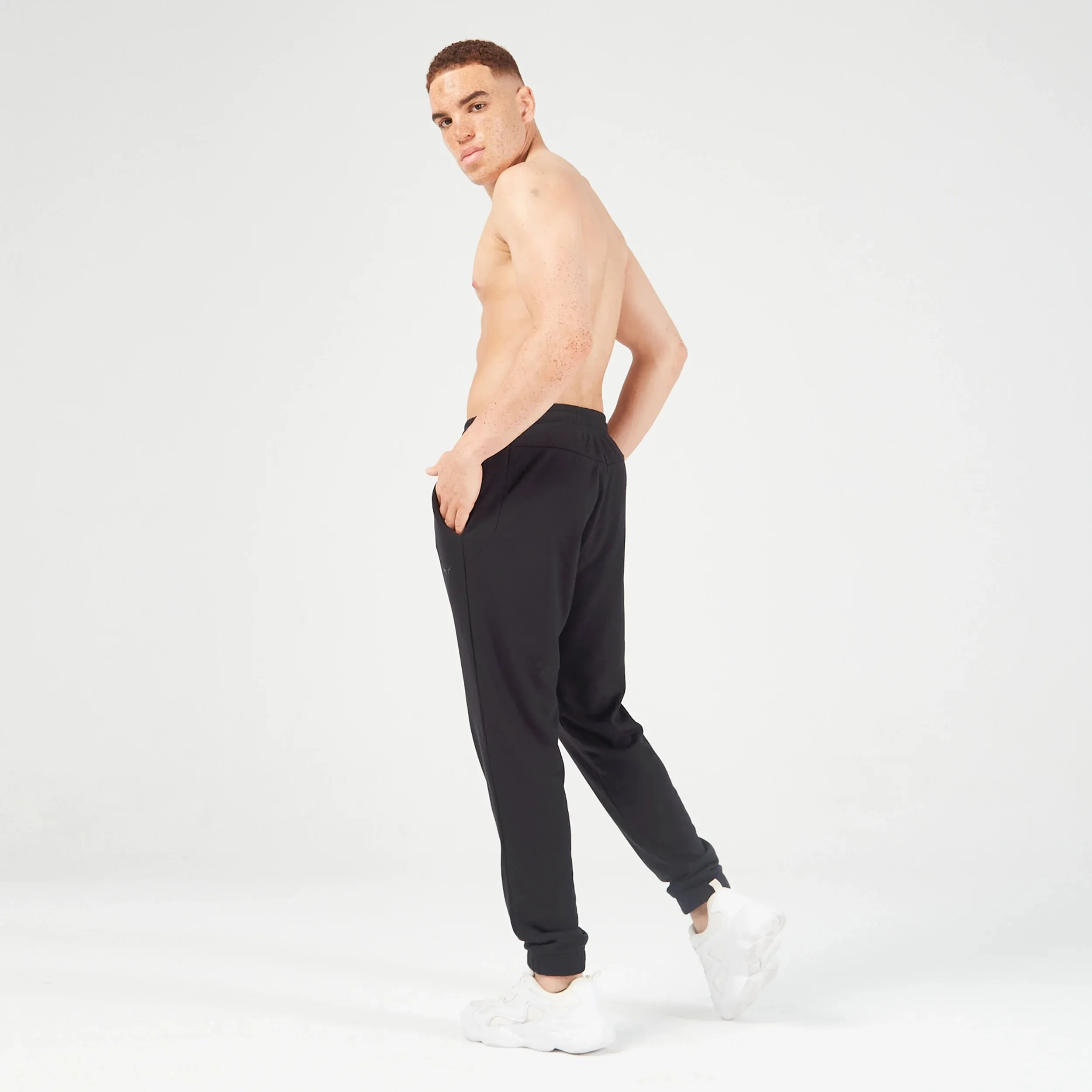 Essential Jogger Pants - Asphalt Logo Edition