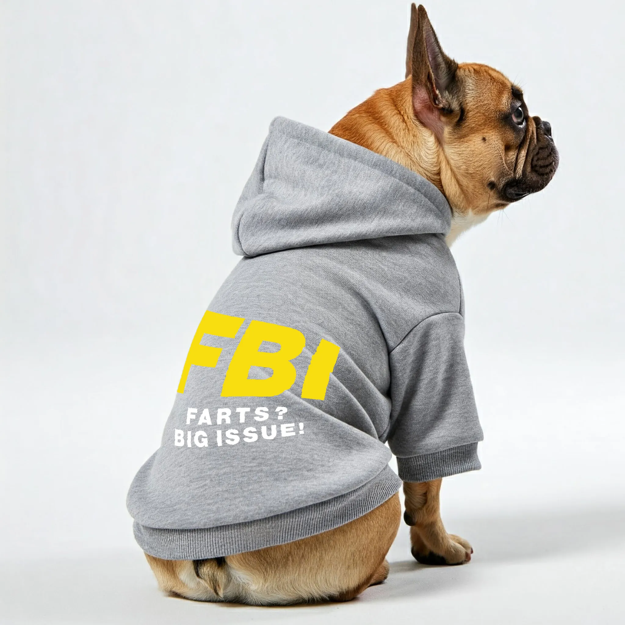 FBI ( Farts? Big Issue! ) - Personalized French Bulldog Hoodies with Funny Quotes – Stylish, Cozy, and Premium 100% Cotton