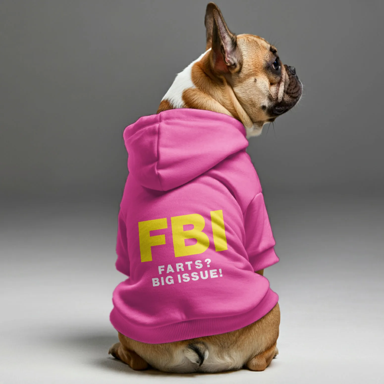 FBI ( Farts? Big Issue! ) - Personalized French Bulldog Hoodies with Funny Quotes – Stylish, Cozy, and Premium 100% Cotton