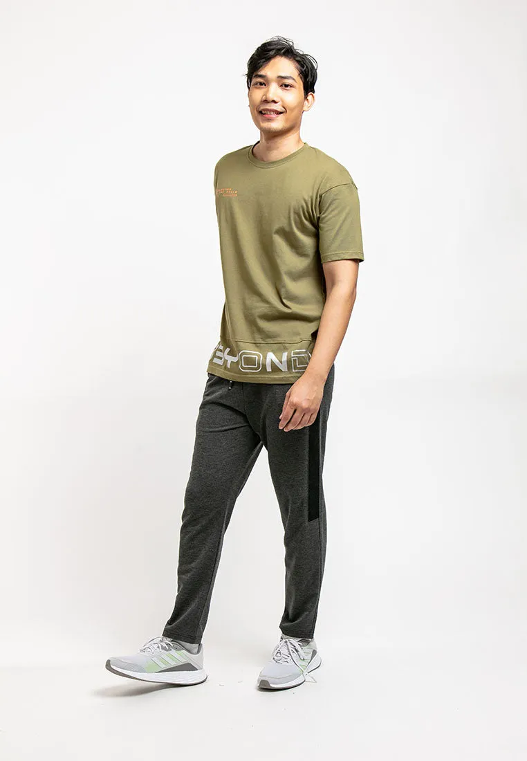 Forest Premium Cotton Terry Stretchable Jogger Pants Men | Seluar Lelaki Jogger - 10748