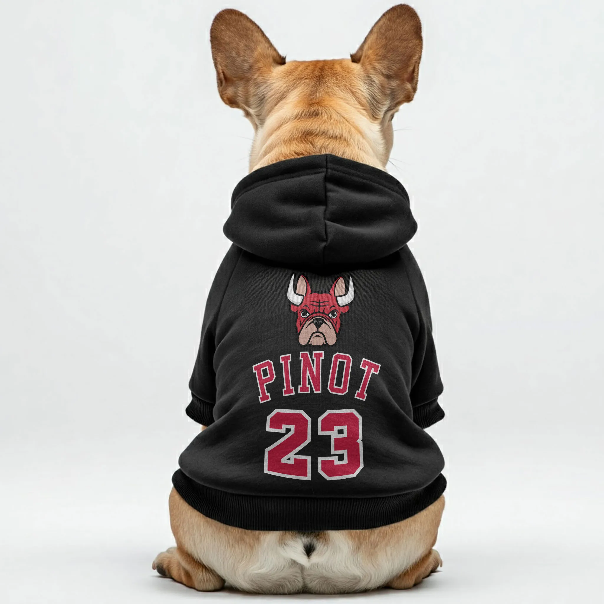 French Bulls - Personalized French Bulldog Hoodies with Custom Name and Number – Stylish, Cozy, and Premium 100% Cotton