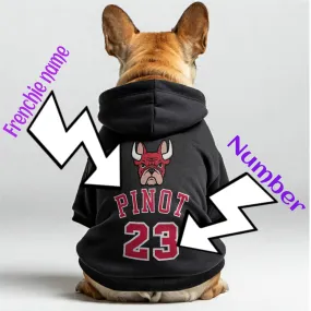 French Bulls - Personalized French Bulldog Hoodies with Custom Name and Number – Stylish, Cozy, and Premium 100% Cotton