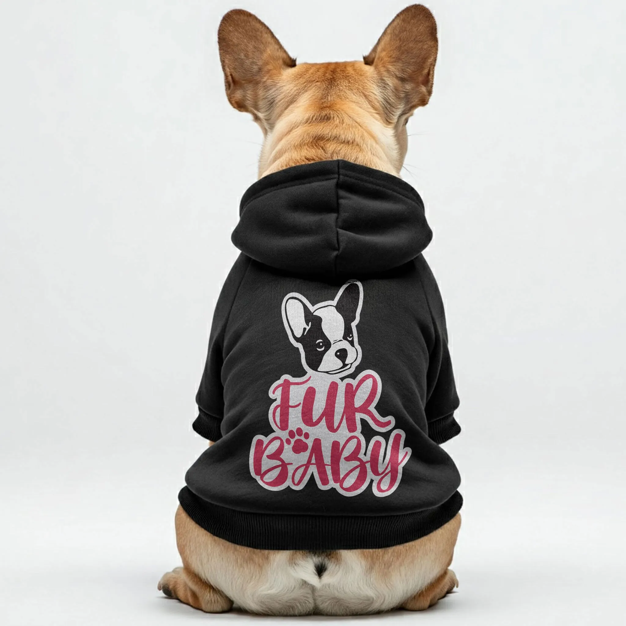 Fur Baby - Personalized French Bulldog Hoodies with Funny Quotes – Stylish, Cozy, and Premium 100% Cotton