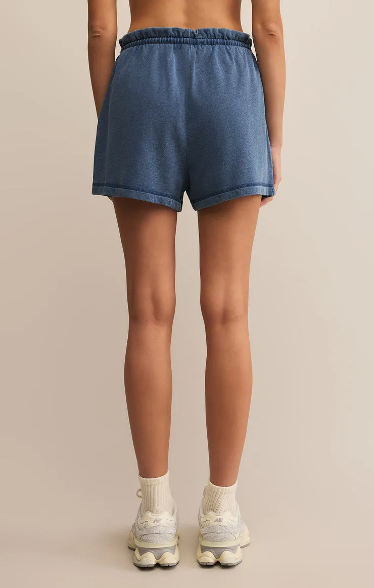 gael knit denim short