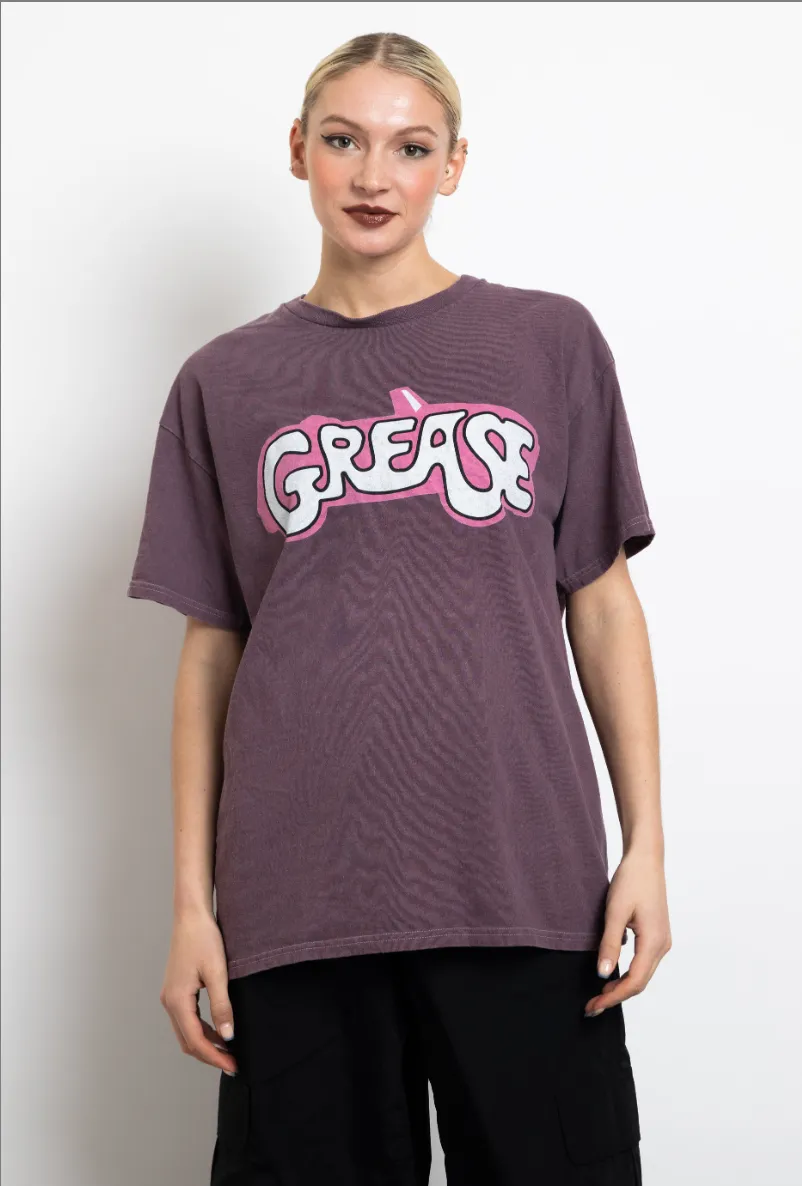 Grease Washed Graphic Tee