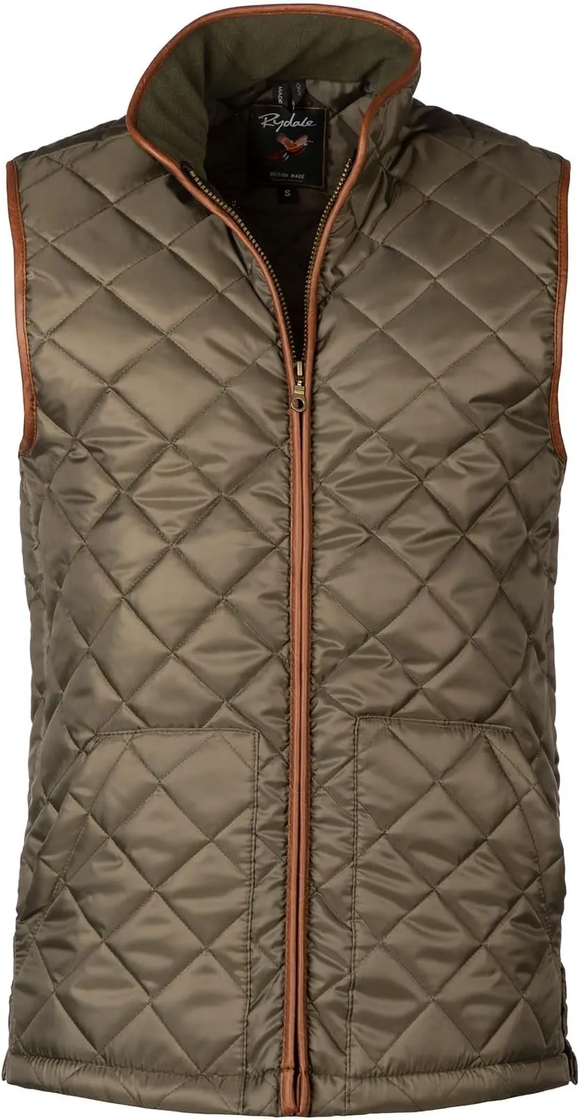 Harpham Quilted Country Waistcoat Olive