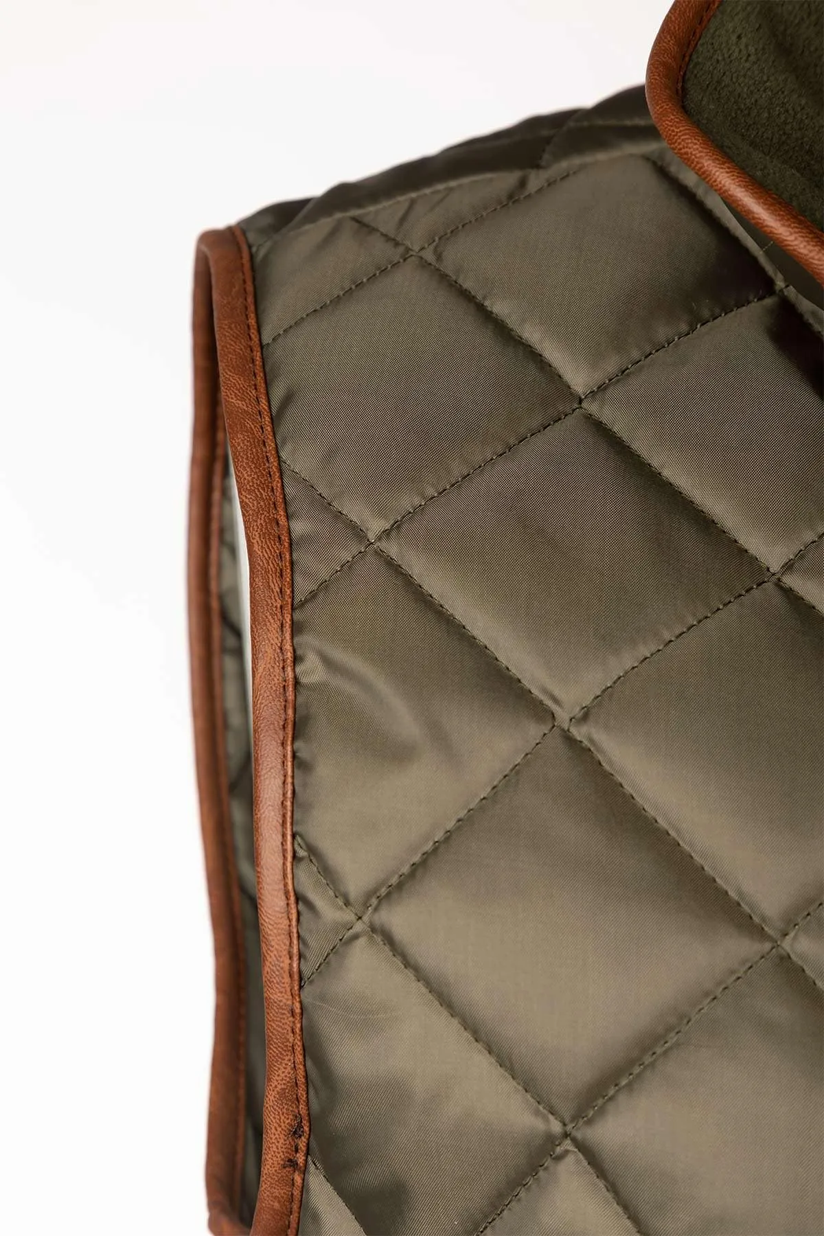 Harpham Quilted Country Waistcoat Olive