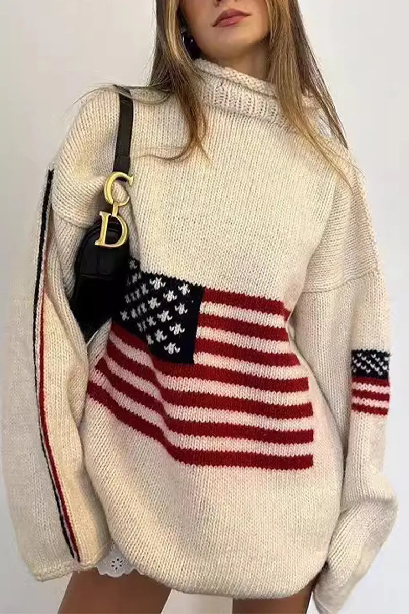 HWS1240 Oversized Knit Sweater