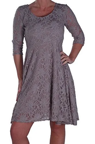 Isla Floral Plus Size Lace Dress