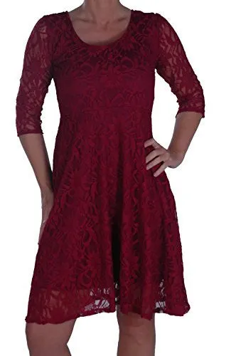 Isla Floral Plus Size Lace Dress