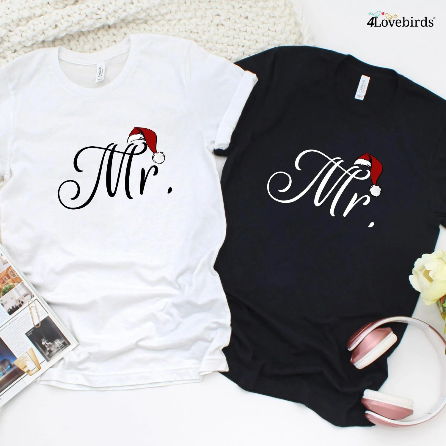 Matching Christmas Set for Couples: Mr & Mrs Gift For Couples