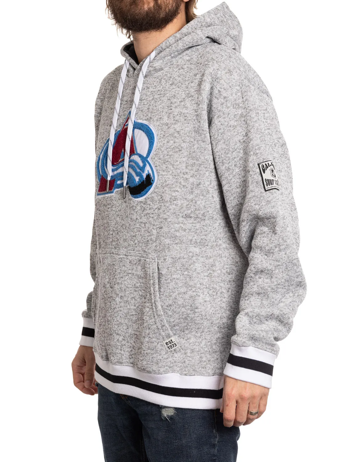 NHL Surf & Skate Colorado Avalanche "Muskoka Style" Striped Hoodie