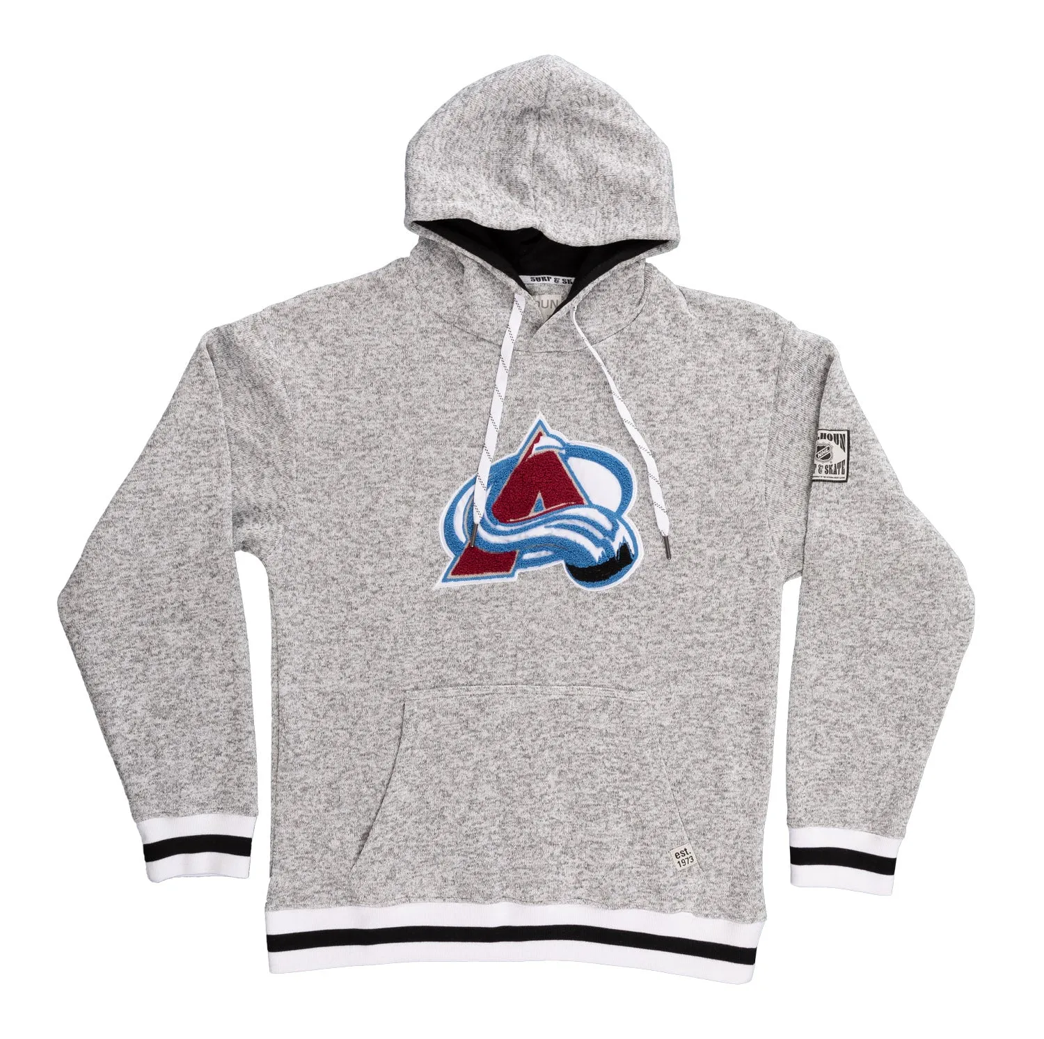 NHL Surf & Skate Colorado Avalanche "Muskoka Style" Striped Hoodie