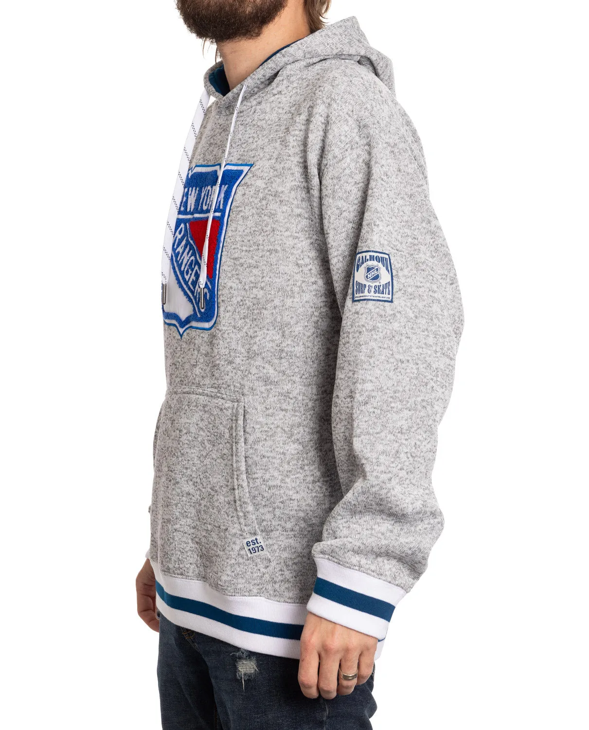 NHL Surf & Skate New York Rangers "Muskoka Style" Striped Hoodie