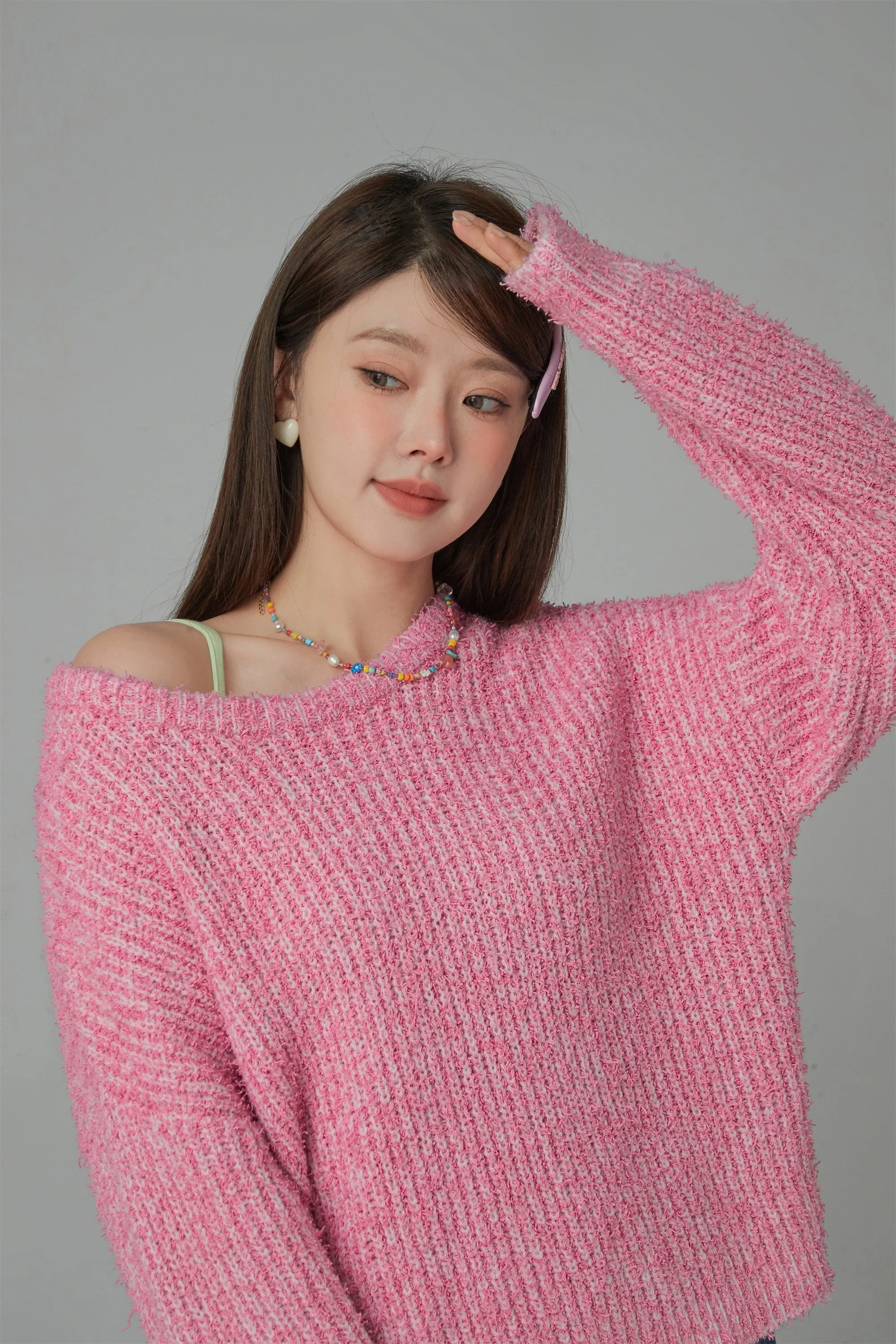 No Matter What I Do Oversized Ribbed Knit Sweater