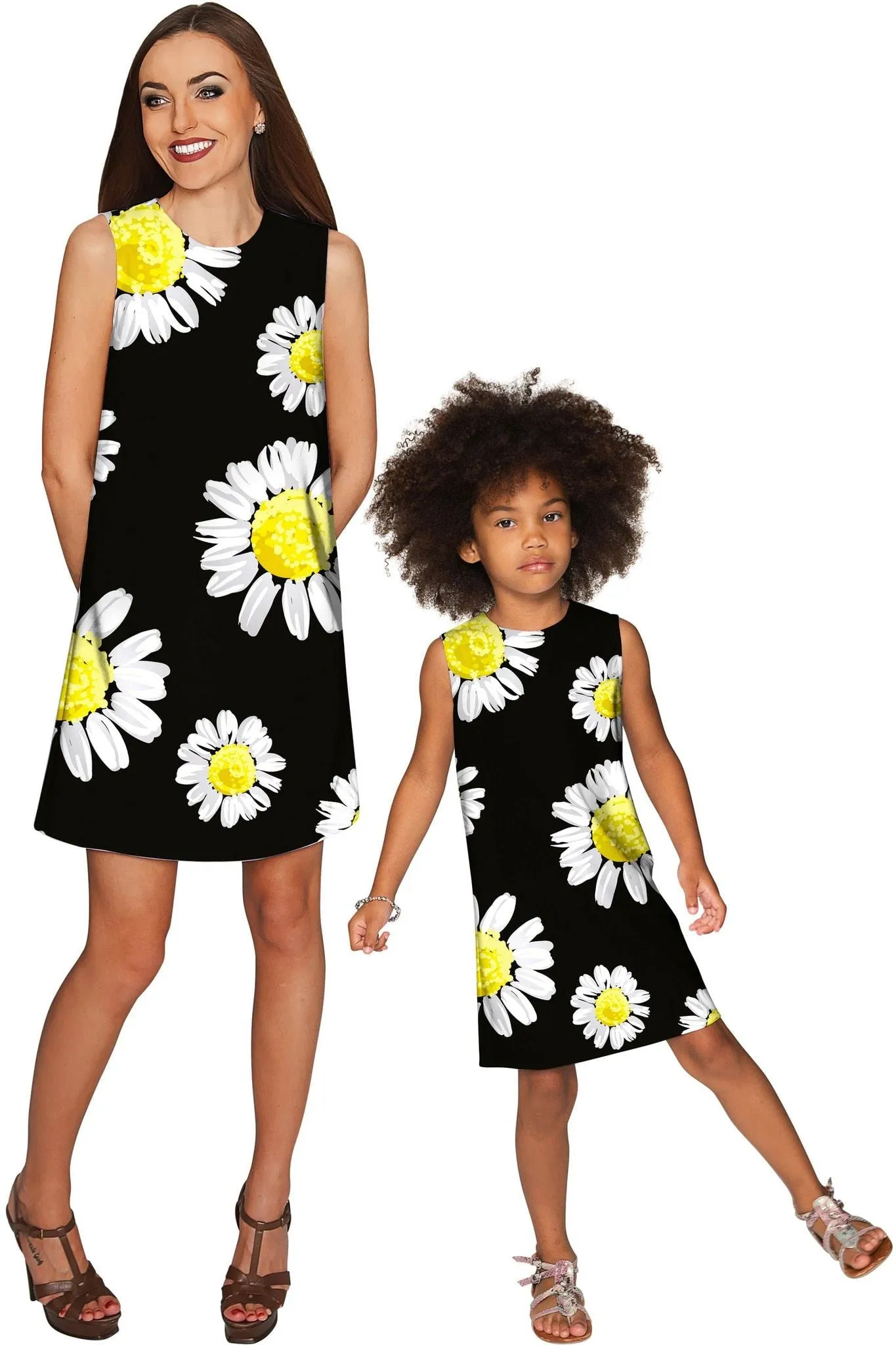 Oopsy Daisy Adele Black Cute Fancy Shift Dress - Girls