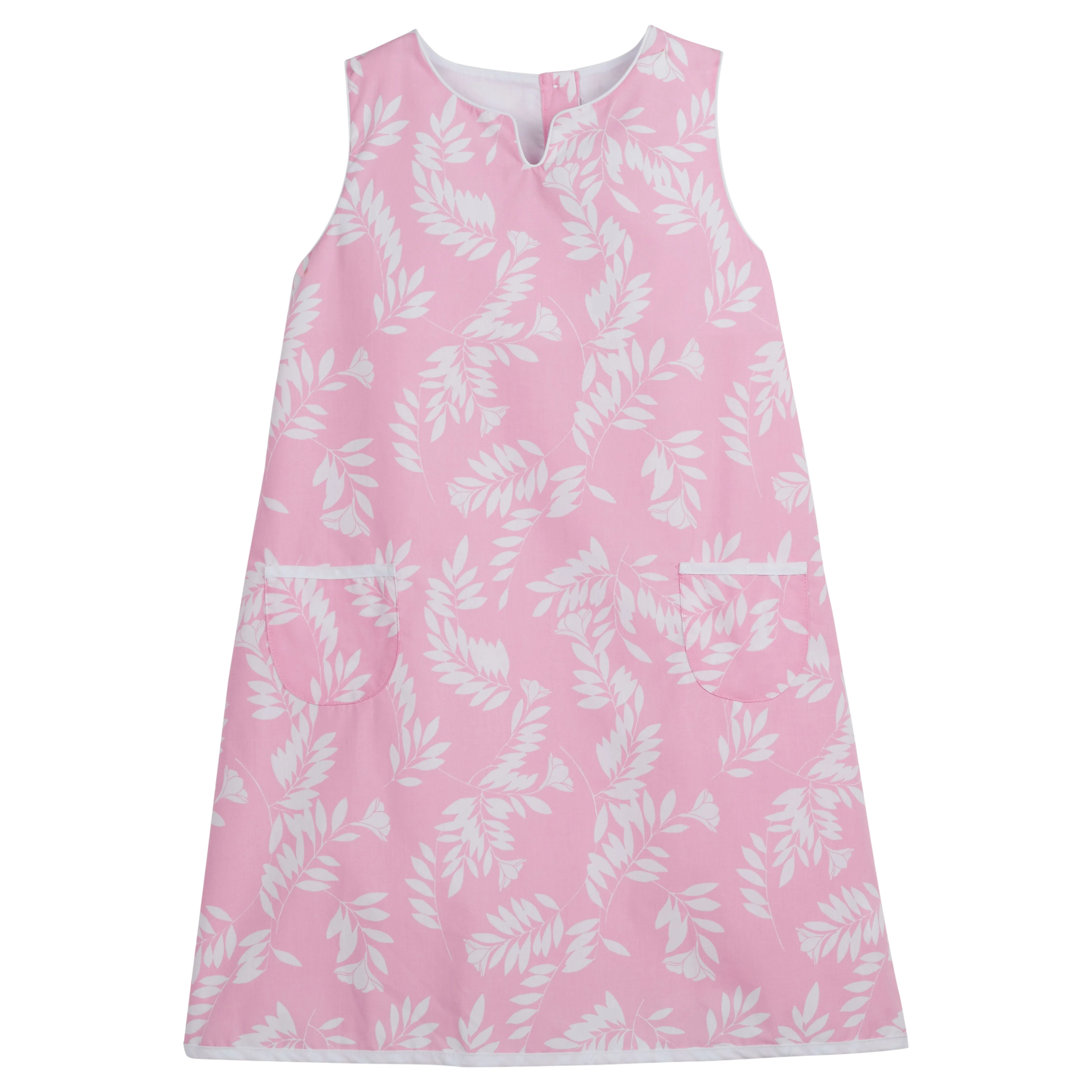 Pocket Shift Dress- Pink Havana