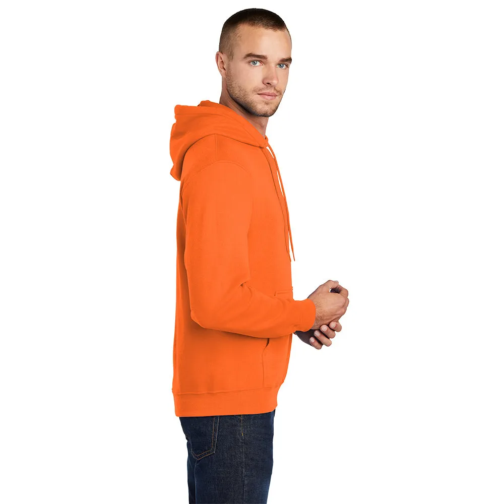 Port & Company® Core Fleece Pullover Hooded Sweatshirt - Safety Orange