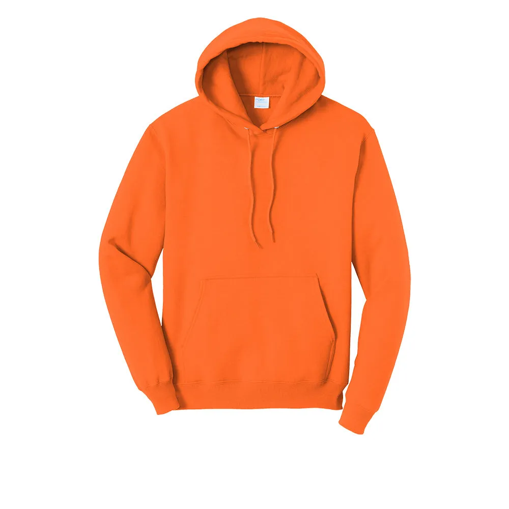 Port & Company® Core Fleece Pullover Hooded Sweatshirt - Safety Orange