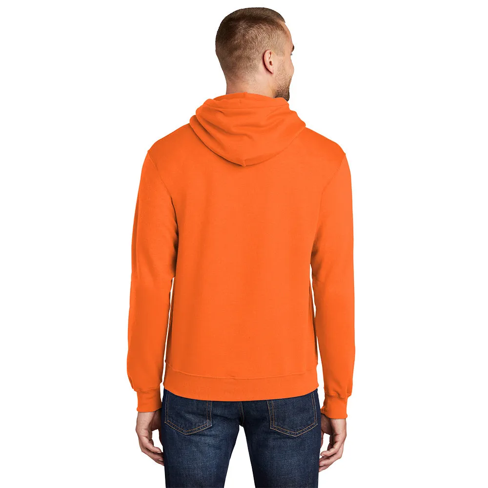 Port & Company® Core Fleece Pullover Hooded Sweatshirt - Safety Orange