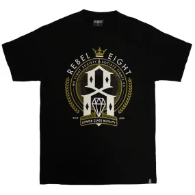 Rebel8 Lower Class Royalty T-shirt Black