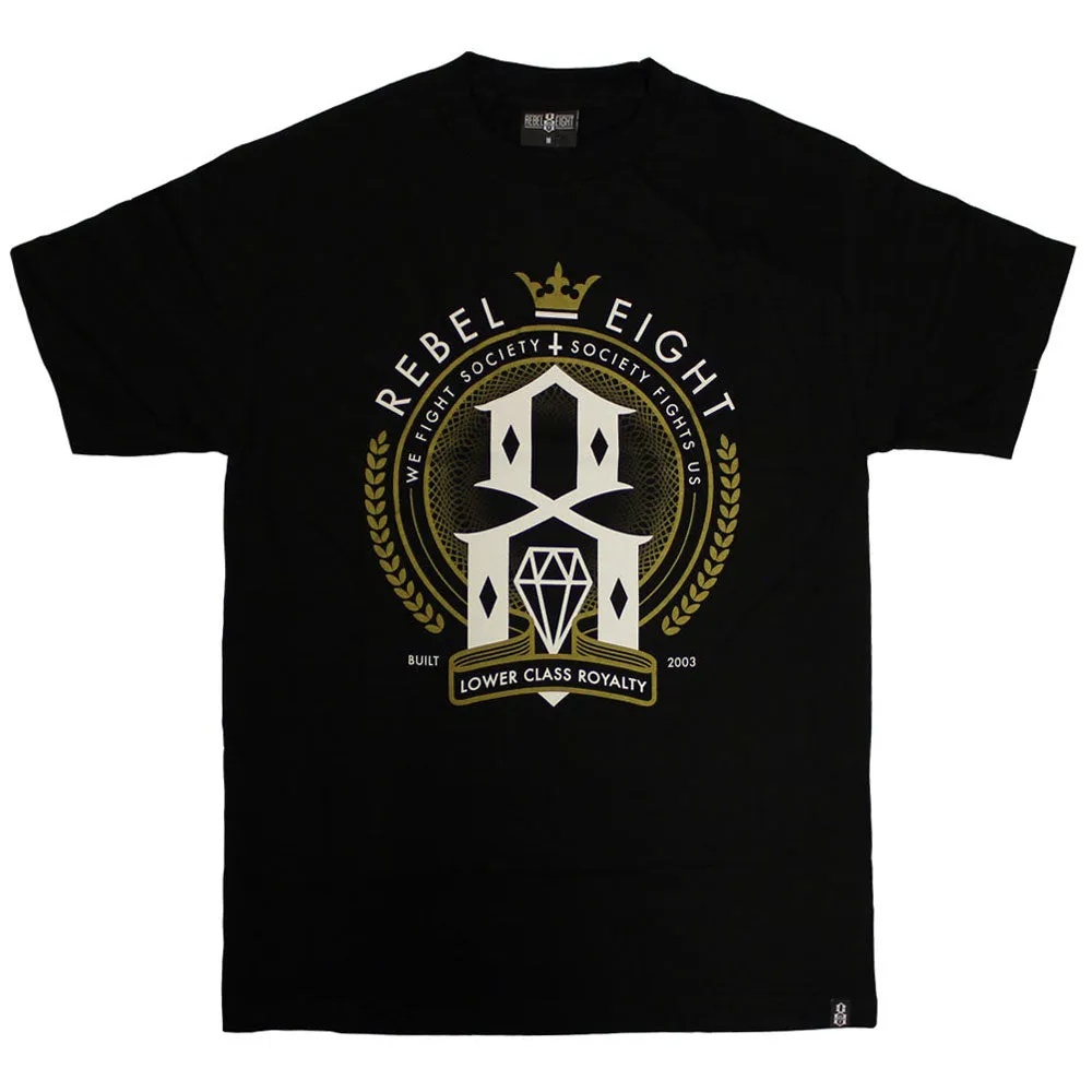 Rebel8 Lower Class Royalty T-shirt Black