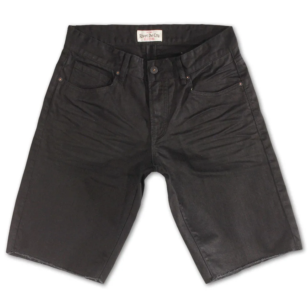 Rivet De Cru Black Denim Shorts