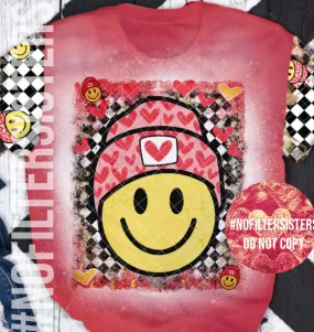 Smiley Heart ❤️ Beanie Tee