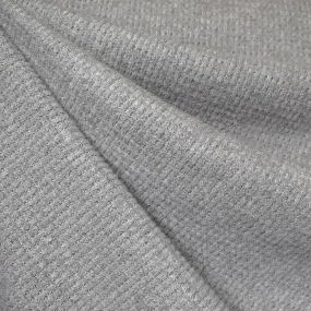 Soft Brushed Waffle Sweater Knit Grey