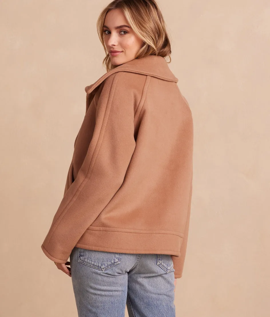 The Warmest Wool Short Coat - Fawn