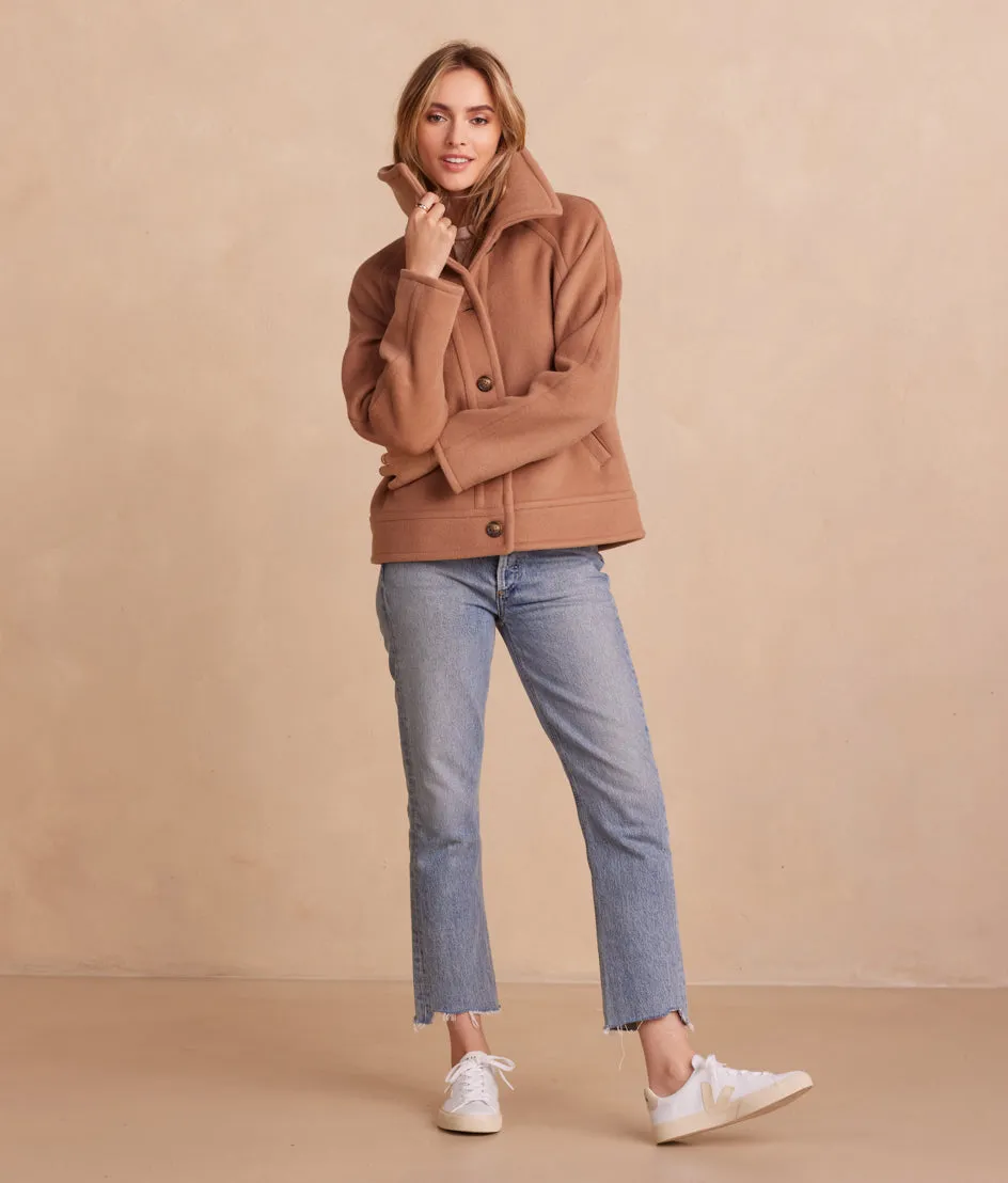 The Warmest Wool Short Coat - Fawn