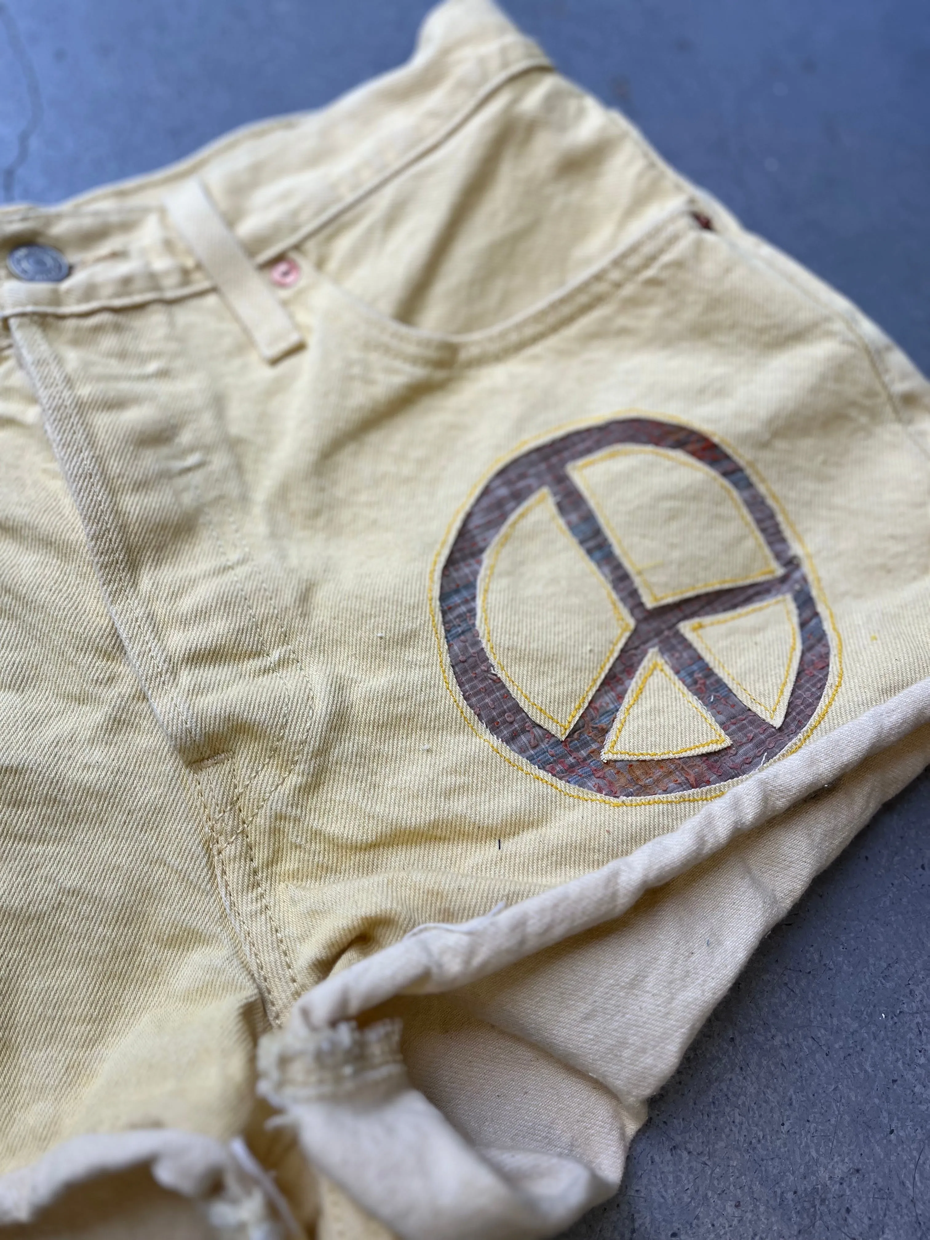 Up cycled Levi’s shorts