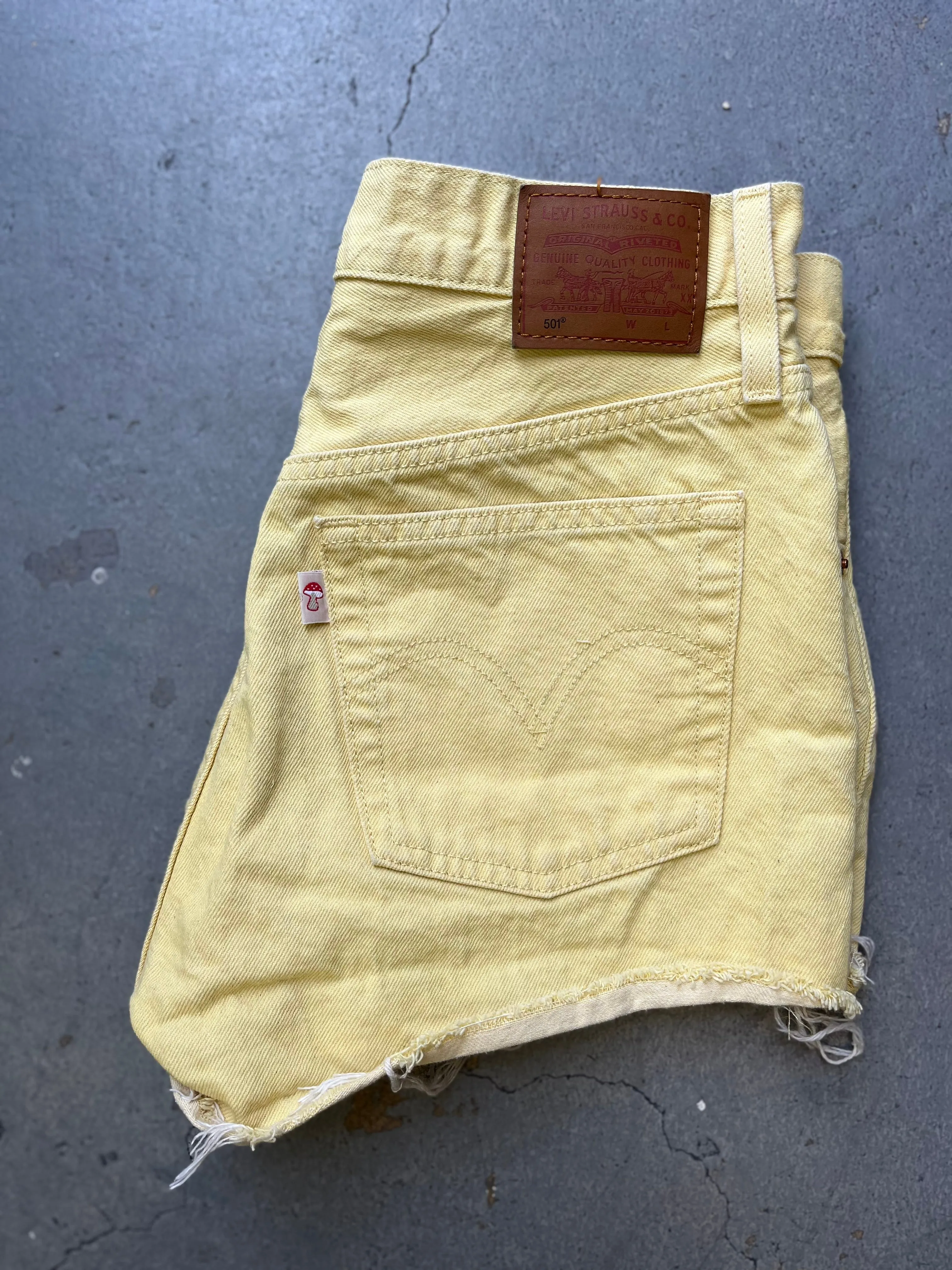 Up cycled Levi’s shorts