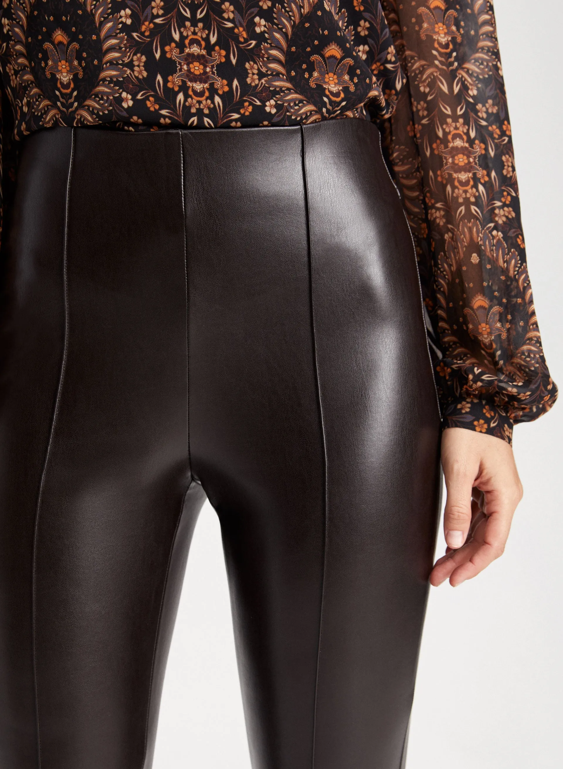 Vegan Leather Leggings