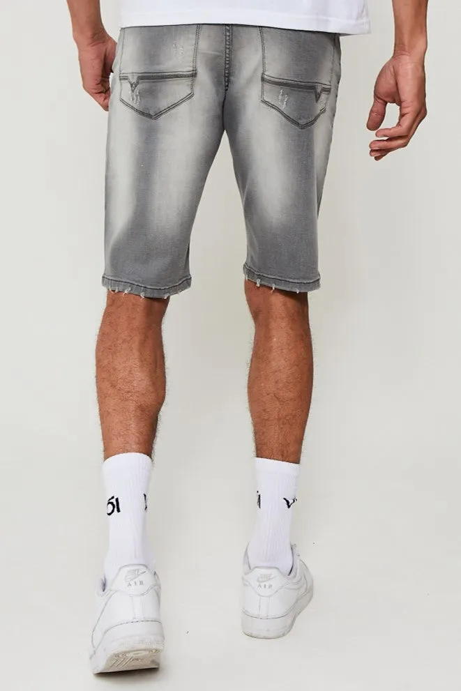 Whitecross Denim Short - Grey